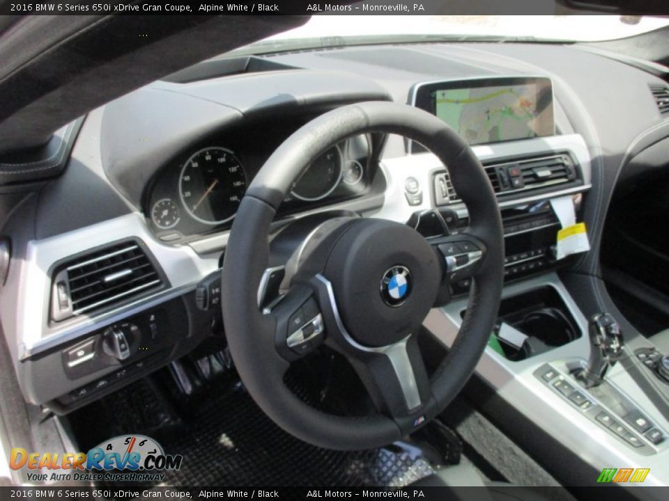 2016 BMW 6 Series 650i xDrive Gran Coupe Alpine White / Black Photo #13