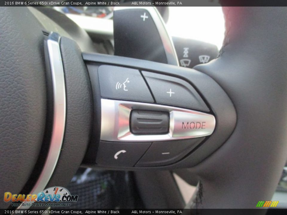 2016 BMW 6 Series 650i xDrive Gran Coupe Alpine White / Black Photo #17