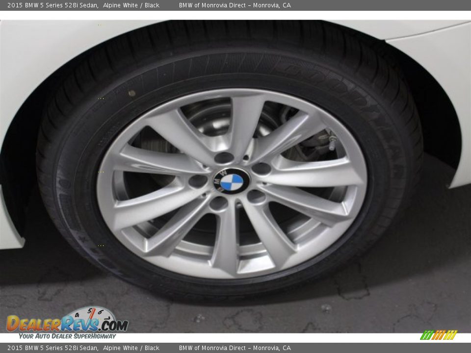 2015 BMW 5 Series 528i Sedan Alpine White / Black Photo #4