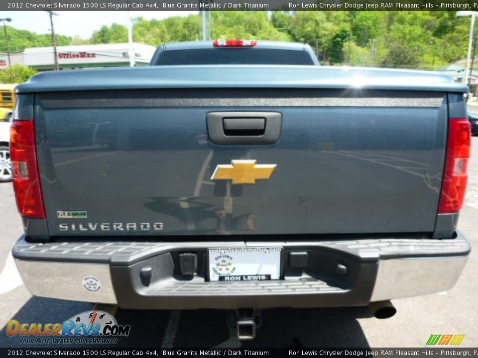 2012 Chevrolet Silverado 1500 LS Regular Cab 4x4 Blue Granite Metallic / Dark Titanium Photo #3