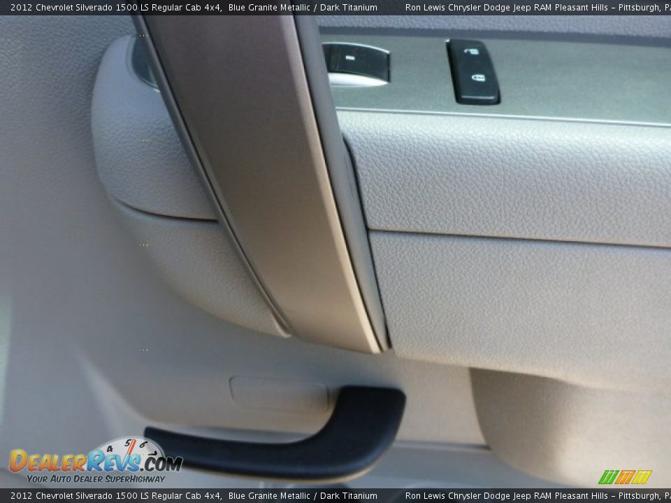 2012 Chevrolet Silverado 1500 LS Regular Cab 4x4 Blue Granite Metallic / Dark Titanium Photo #7