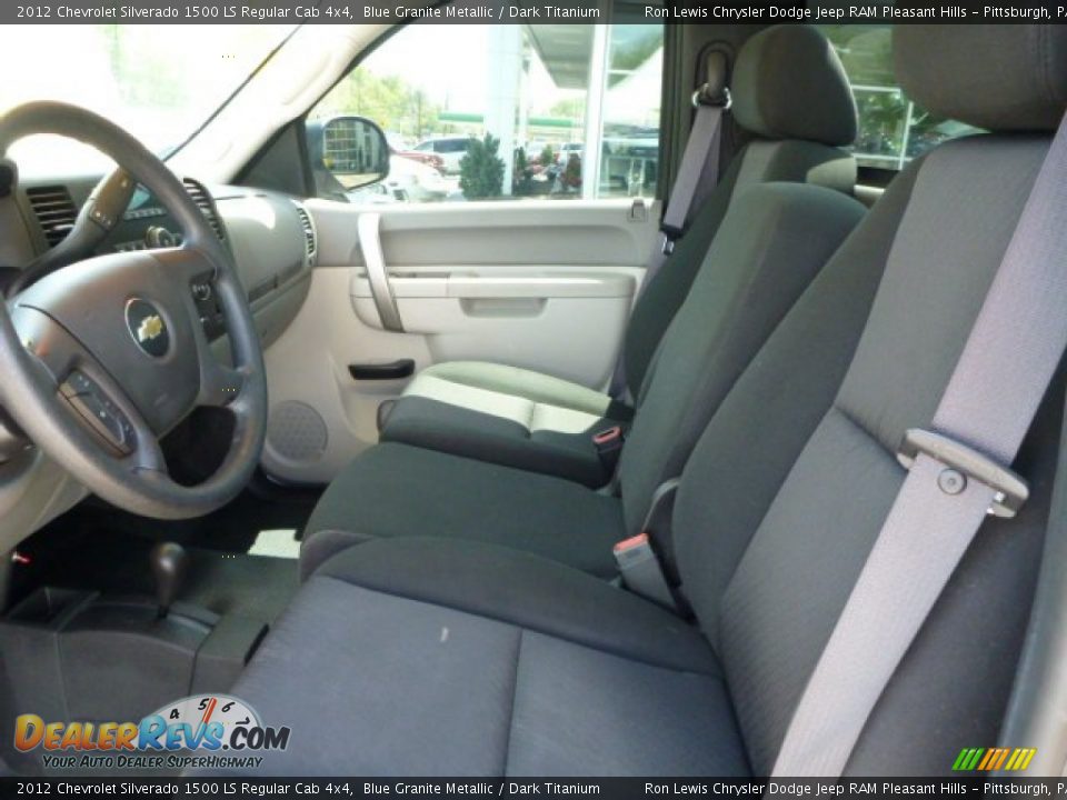 2012 Chevrolet Silverado 1500 LS Regular Cab 4x4 Blue Granite Metallic / Dark Titanium Photo #12