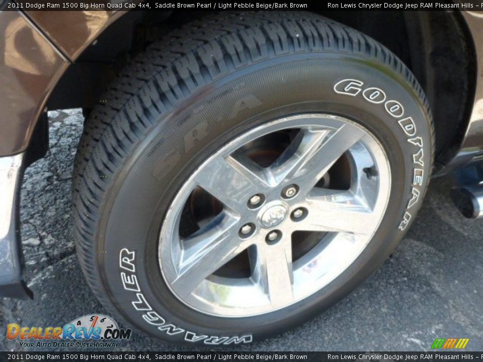 2011 Dodge Ram 1500 Big Horn Quad Cab 4x4 Saddle Brown Pearl / Light Pebble Beige/Bark Brown Photo #8