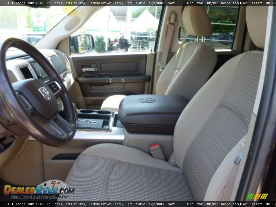 2011 Dodge Ram 1500 Big Horn Quad Cab 4x4 Saddle Brown Pearl / Light Pebble Beige/Bark Brown Photo #9