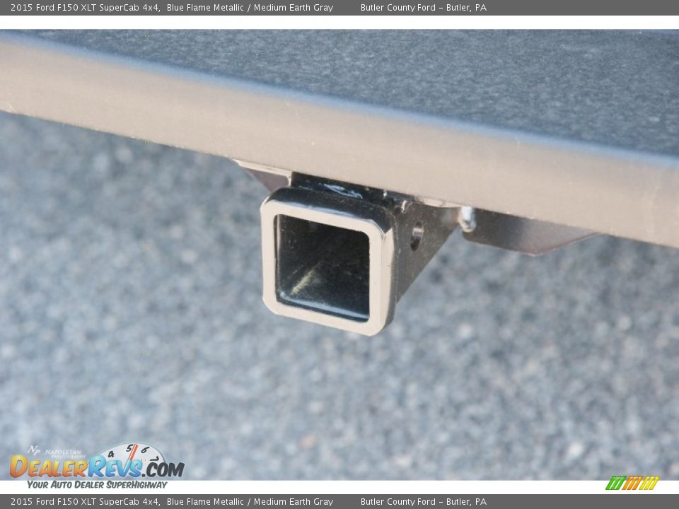 2015 Ford F150 XLT SuperCab 4x4 Blue Flame Metallic / Medium Earth Gray Photo #5