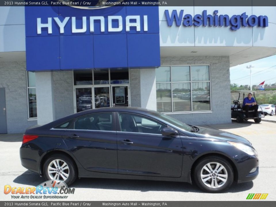 2013 Hyundai Sonata GLS Pacific Blue Pearl / Gray Photo #2
