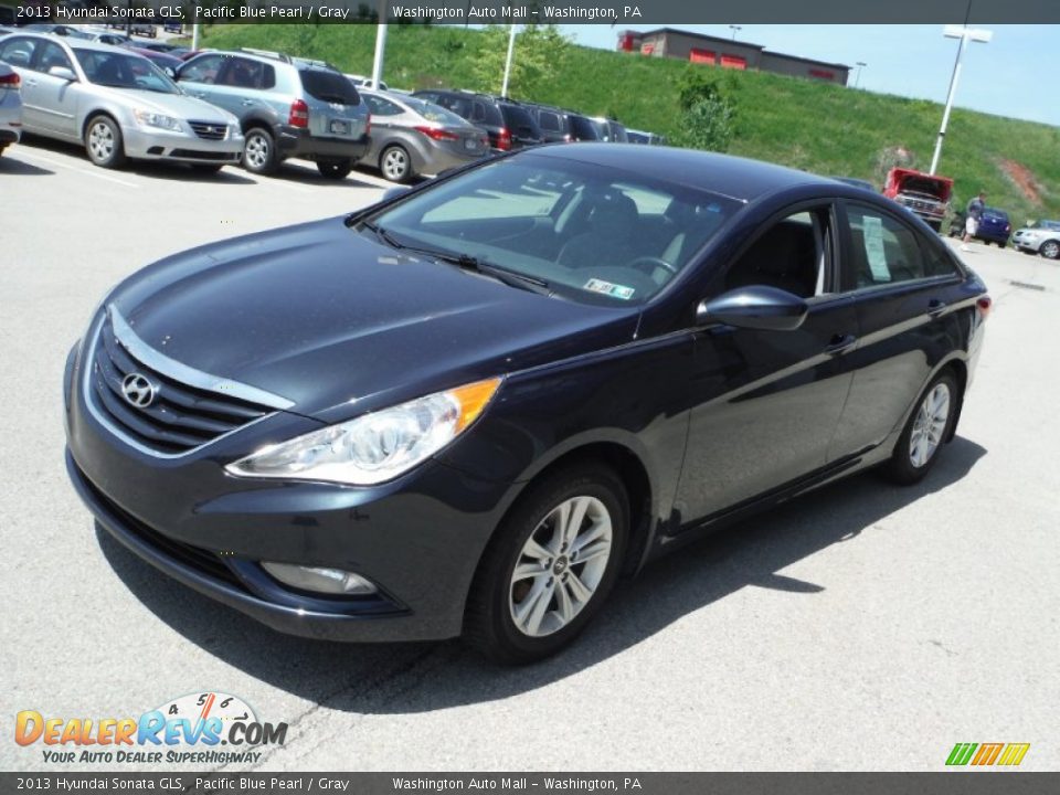 2013 Hyundai Sonata GLS Pacific Blue Pearl / Gray Photo #4