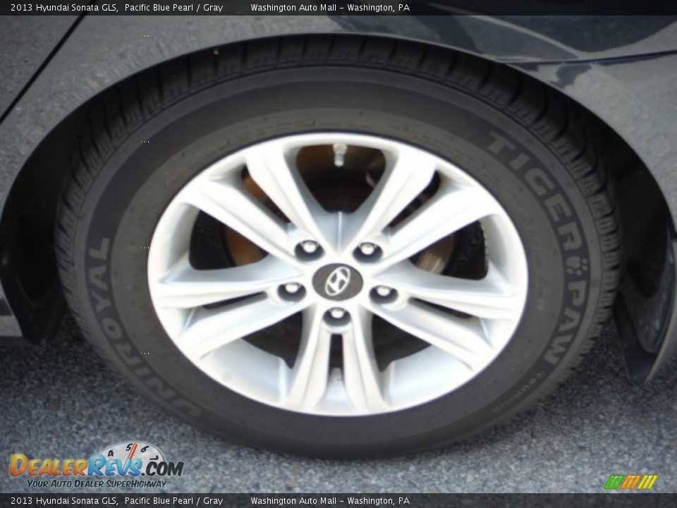 2013 Hyundai Sonata GLS Pacific Blue Pearl / Gray Photo #6