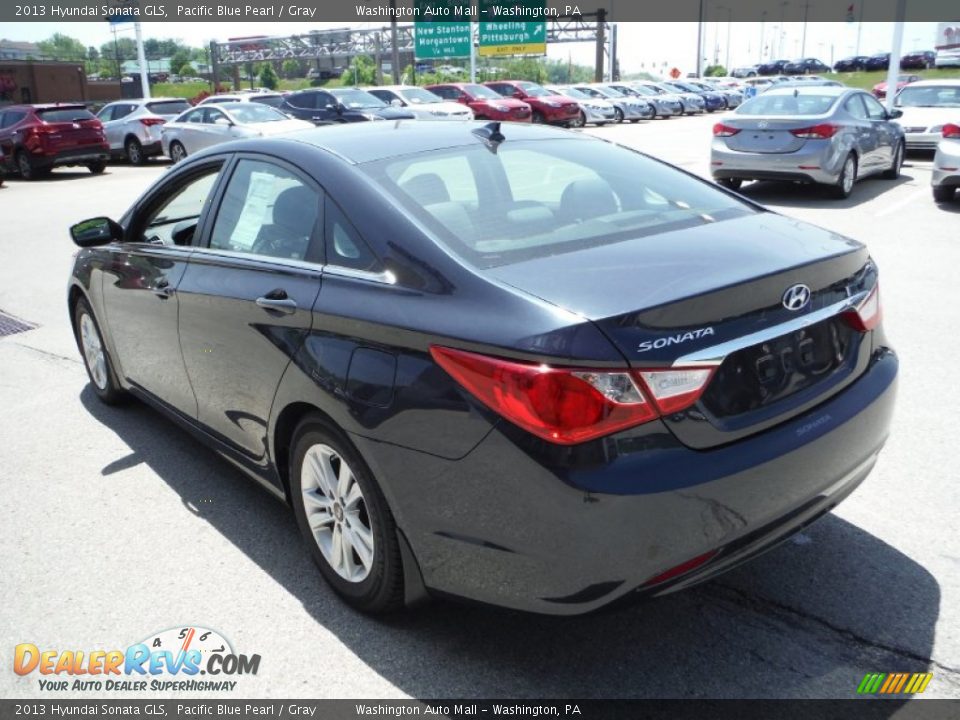2013 Hyundai Sonata GLS Pacific Blue Pearl / Gray Photo #7