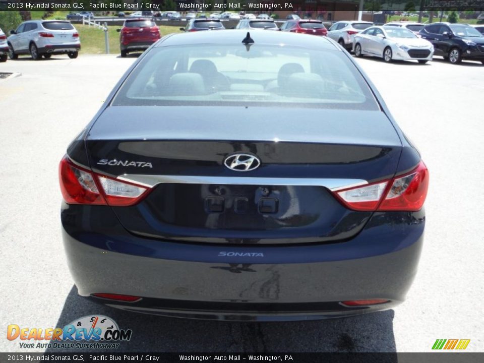 2013 Hyundai Sonata GLS Pacific Blue Pearl / Gray Photo #8
