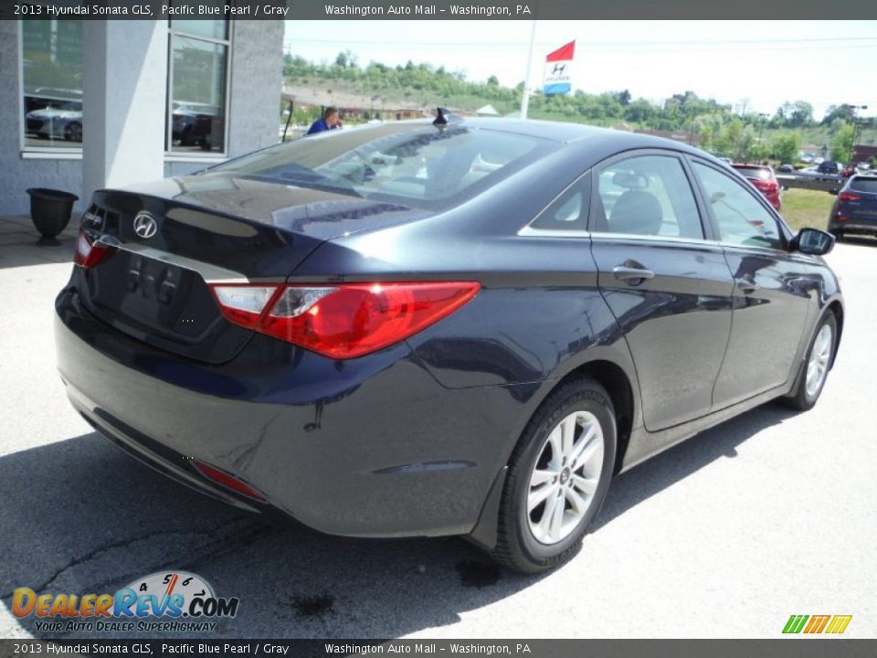 2013 Hyundai Sonata GLS Pacific Blue Pearl / Gray Photo #9