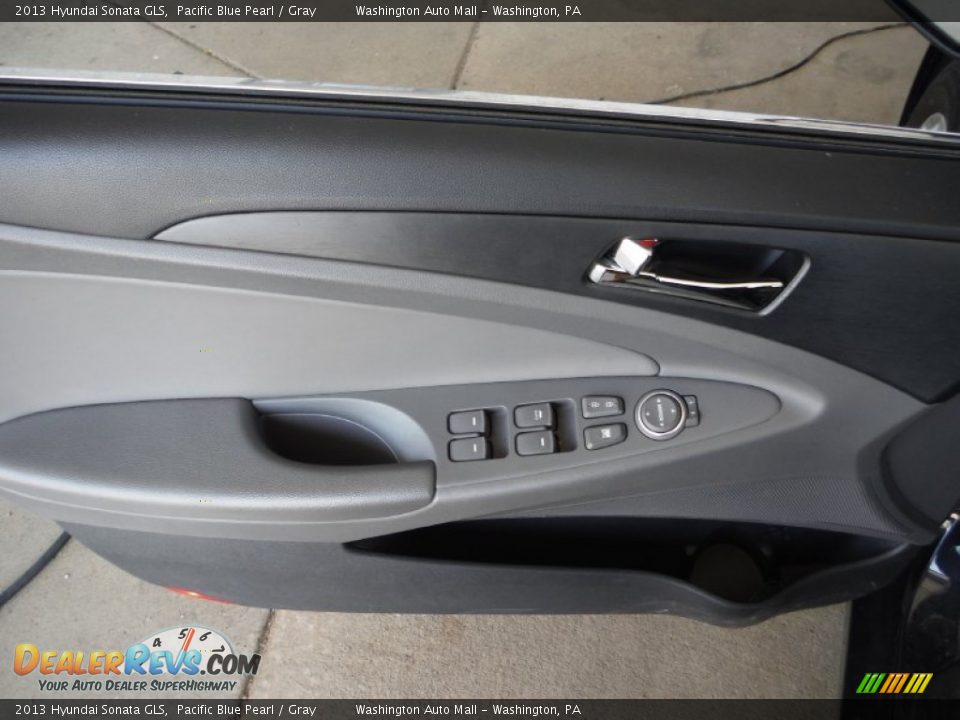 2013 Hyundai Sonata GLS Pacific Blue Pearl / Gray Photo #10