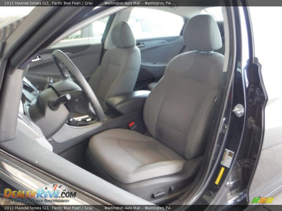 2013 Hyundai Sonata GLS Pacific Blue Pearl / Gray Photo #12