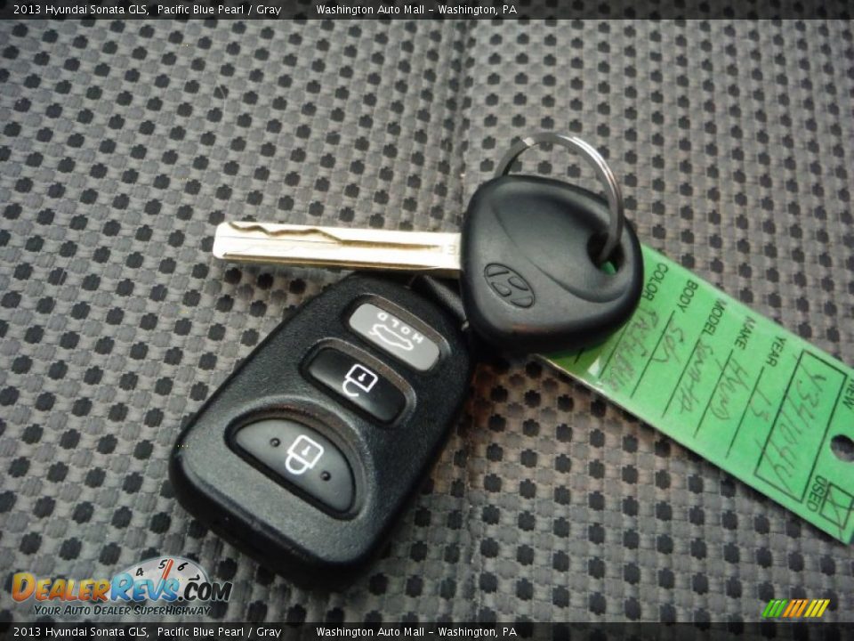2013 Hyundai Sonata GLS Pacific Blue Pearl / Gray Photo #18