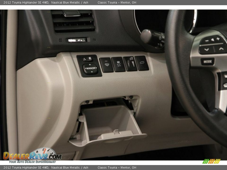 2012 Toyota Highlander SE 4WD Nautical Blue Metallic / Ash Photo #4