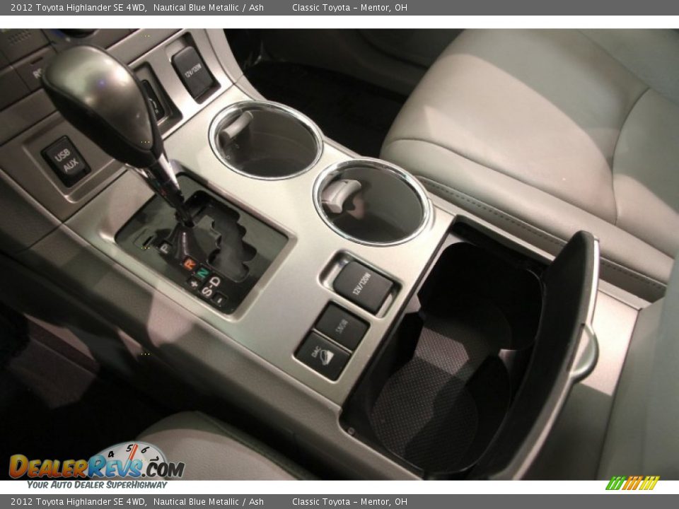 2012 Toyota Highlander SE 4WD Nautical Blue Metallic / Ash Photo #12