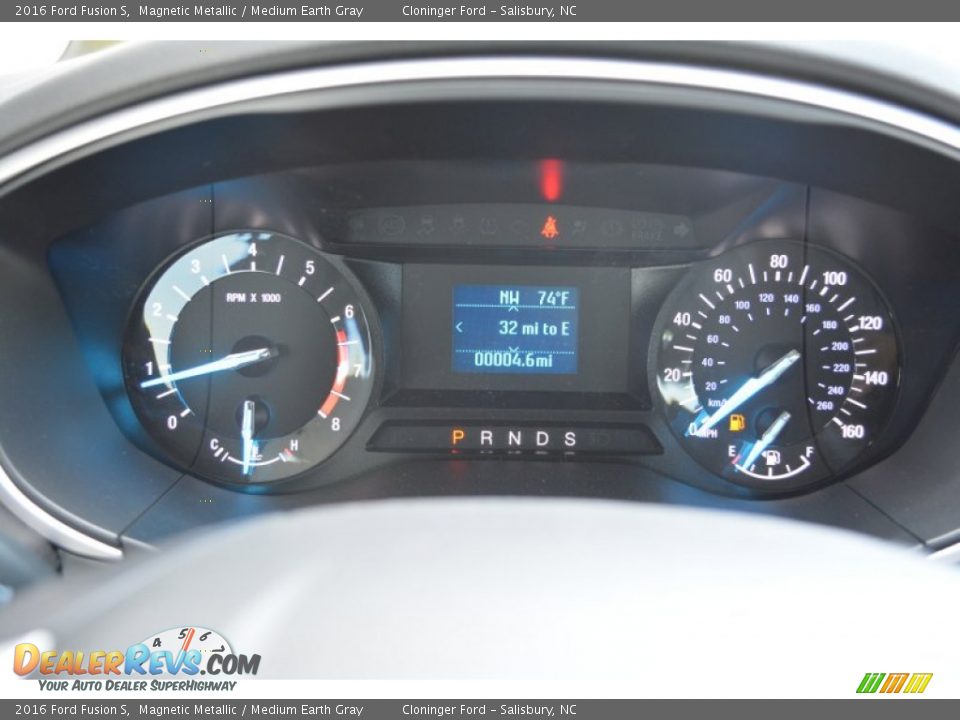 2016 Ford Fusion S Magnetic Metallic / Medium Earth Gray Photo #17