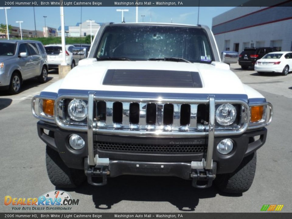 2006 Hummer H3 Birch White / Light Cashmere Beige Photo #3