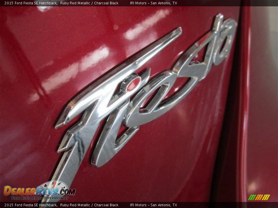 2015 Ford Fiesta SE Hatchback Ruby Red Metallic / Charcoal Black Photo #6