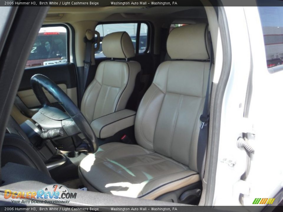 2006 Hummer H3 Birch White / Light Cashmere Beige Photo #11