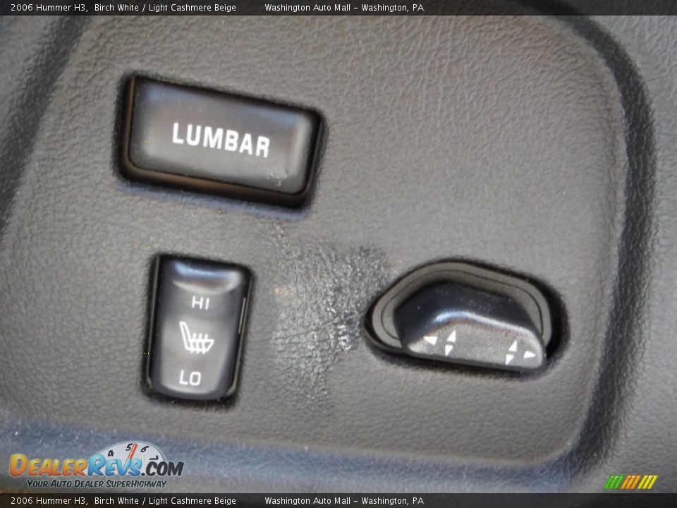 2006 Hummer H3 Birch White / Light Cashmere Beige Photo #12
