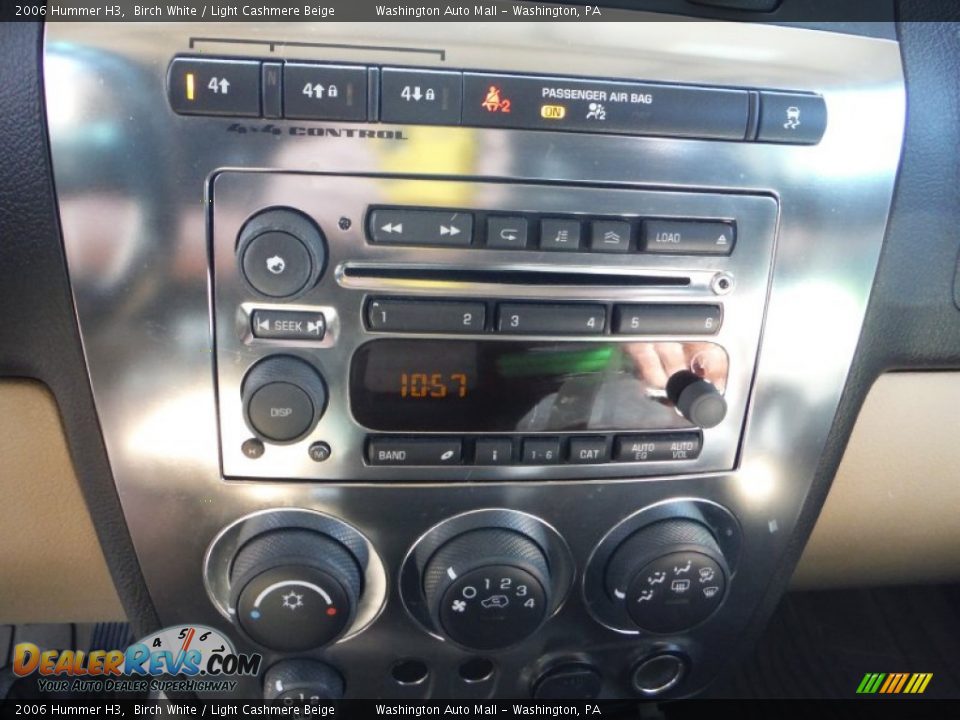2006 Hummer H3 Birch White / Light Cashmere Beige Photo #13