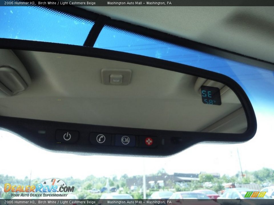 2006 Hummer H3 Birch White / Light Cashmere Beige Photo #14