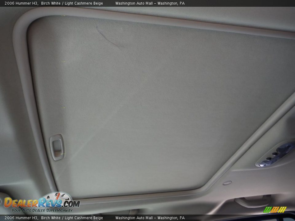 2006 Hummer H3 Birch White / Light Cashmere Beige Photo #15