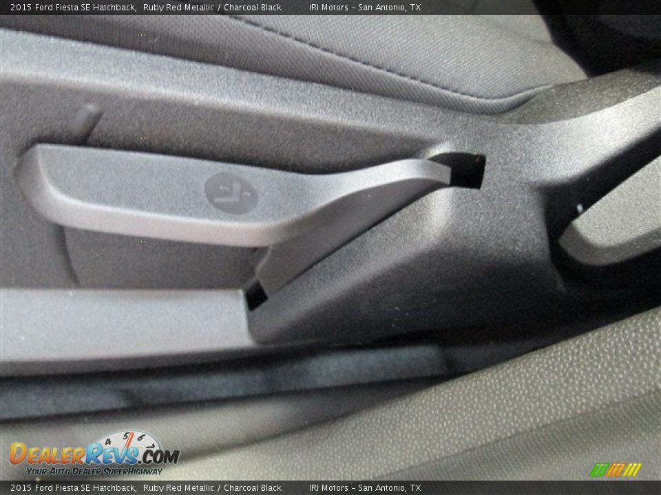 2015 Ford Fiesta SE Hatchback Ruby Red Metallic / Charcoal Black Photo #14
