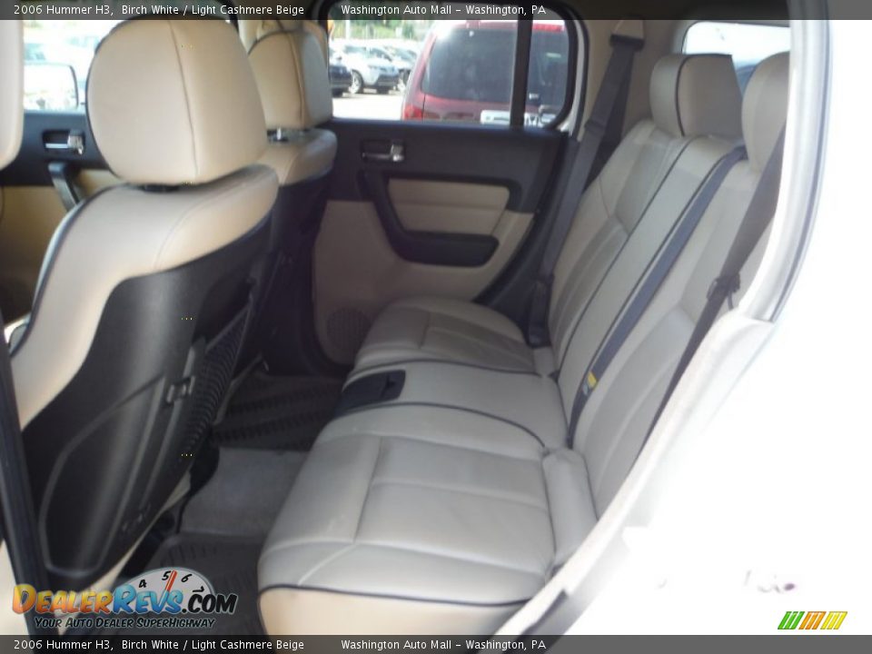 2006 Hummer H3 Birch White / Light Cashmere Beige Photo #17