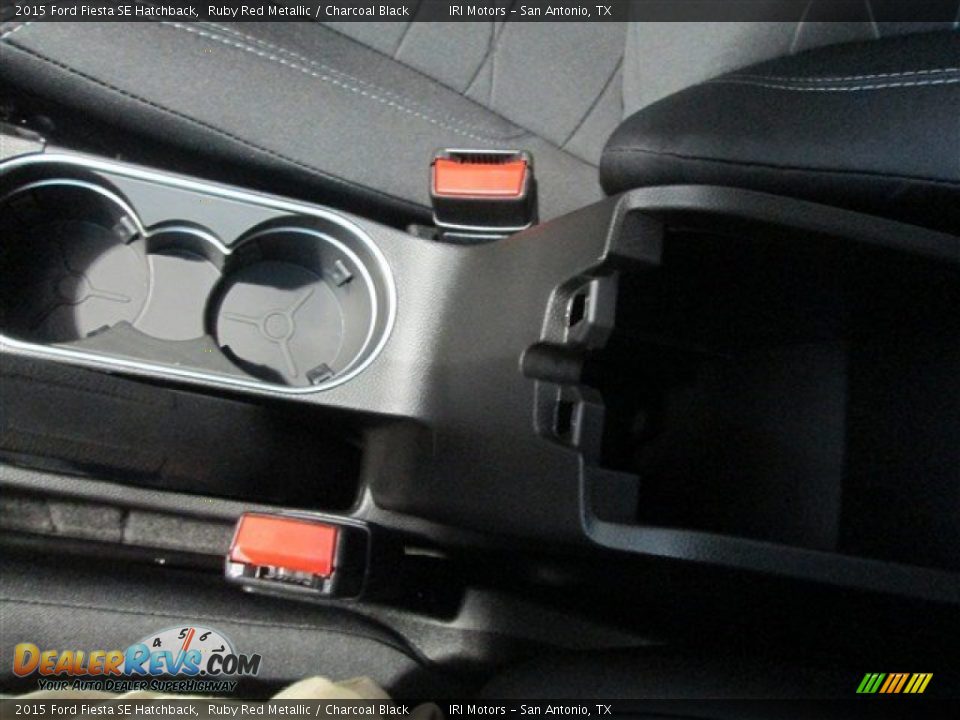 2015 Ford Fiesta SE Hatchback Ruby Red Metallic / Charcoal Black Photo #19