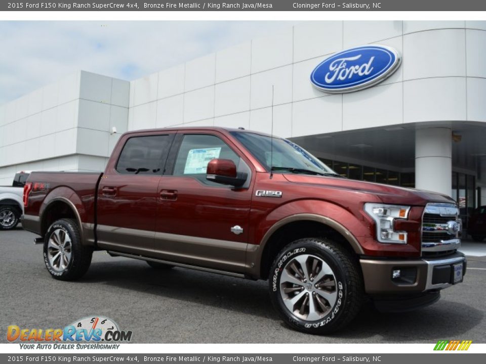 2015 Ford F150 King Ranch SuperCrew 4x4 Bronze Fire Metallic / King Ranch Java/Mesa Photo #1