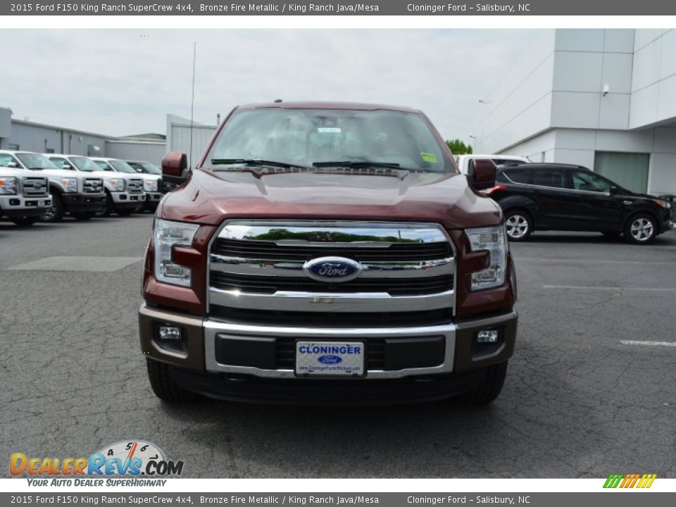 2015 Ford F150 King Ranch SuperCrew 4x4 Bronze Fire Metallic / King Ranch Java/Mesa Photo #4