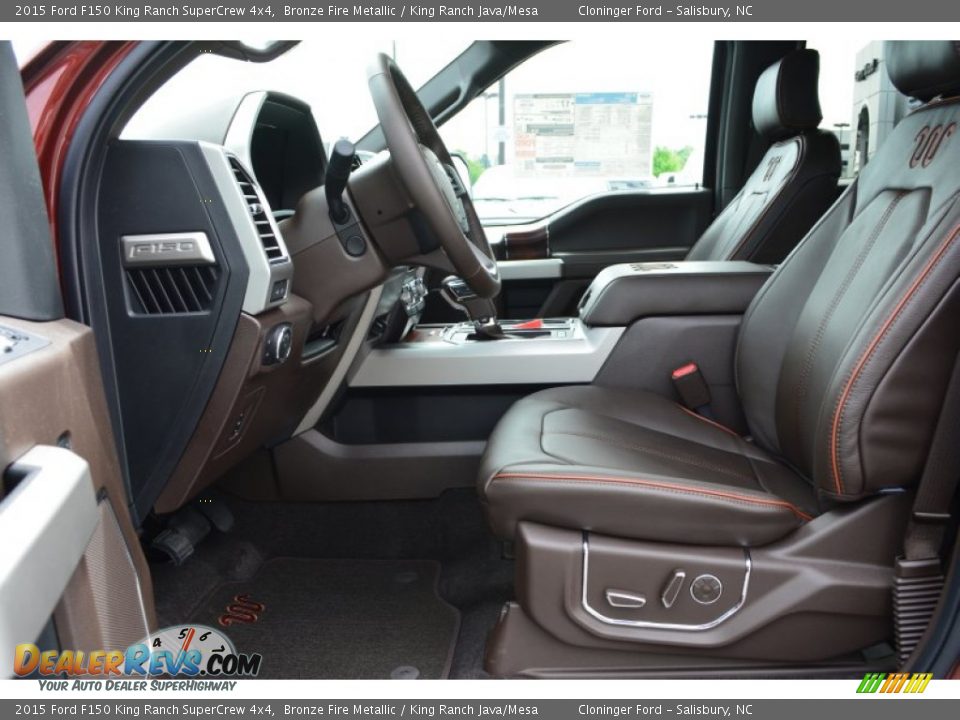 2015 Ford F150 King Ranch SuperCrew 4x4 Bronze Fire Metallic / King Ranch Java/Mesa Photo #9