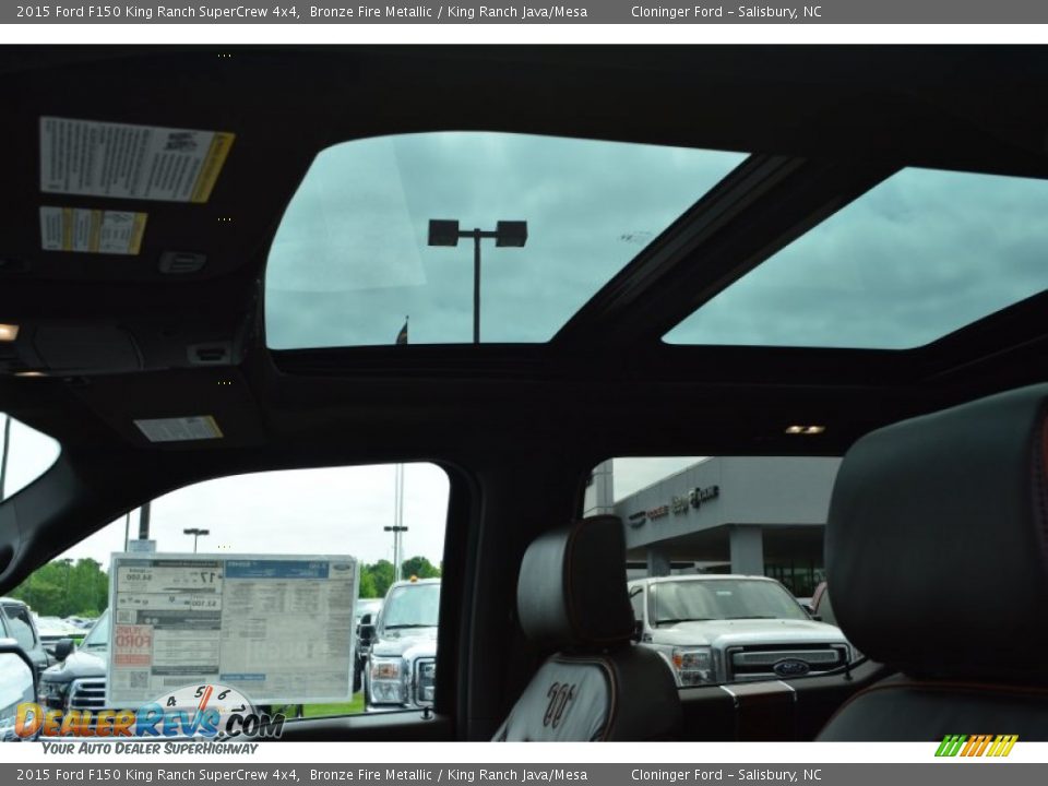 2015 Ford F150 King Ranch SuperCrew 4x4 Bronze Fire Metallic / King Ranch Java/Mesa Photo #15