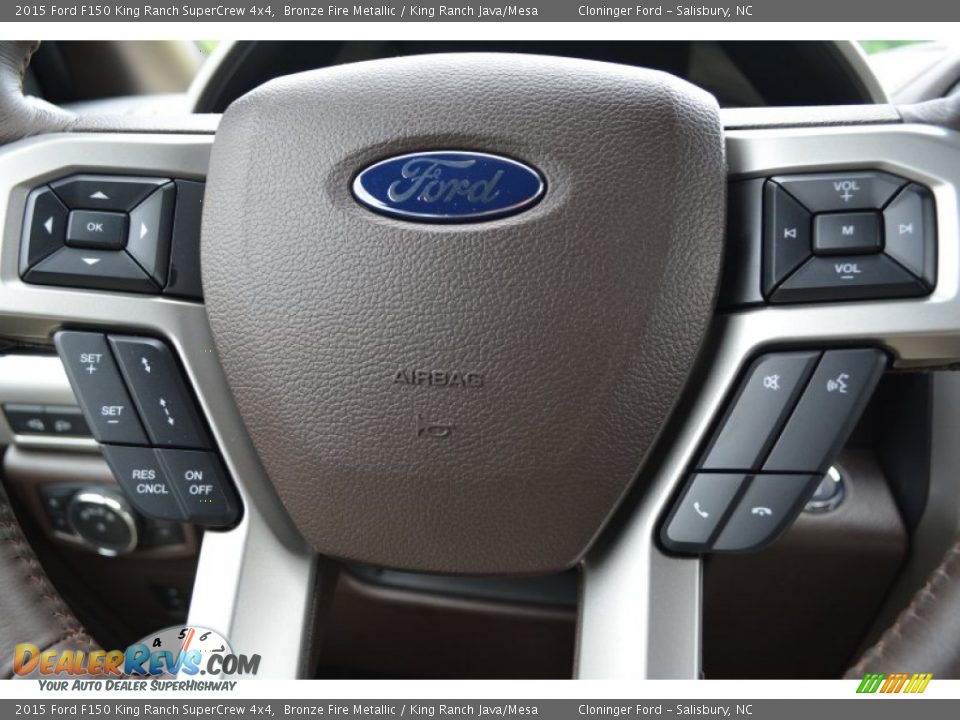 2015 Ford F150 King Ranch SuperCrew 4x4 Bronze Fire Metallic / King Ranch Java/Mesa Photo #30