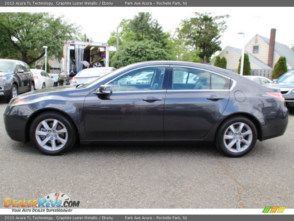 2013 Acura TL Technology Graphite Luster Metallic / Ebony Photo #6