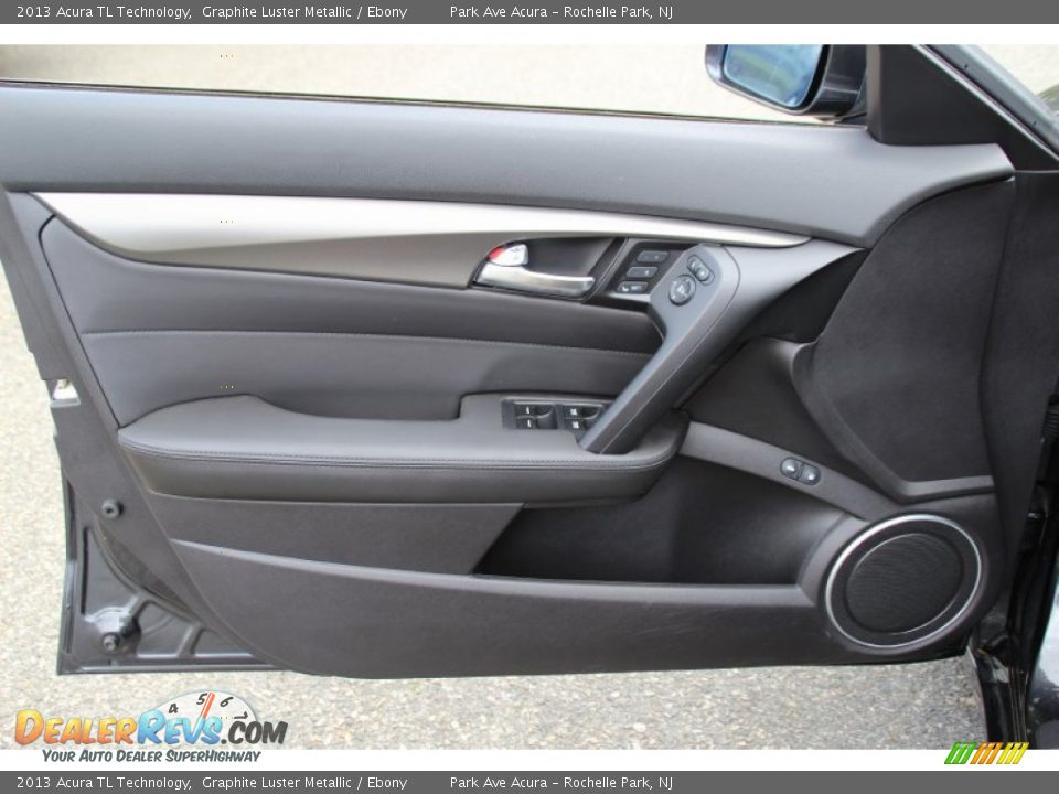 2013 Acura TL Technology Graphite Luster Metallic / Ebony Photo #9
