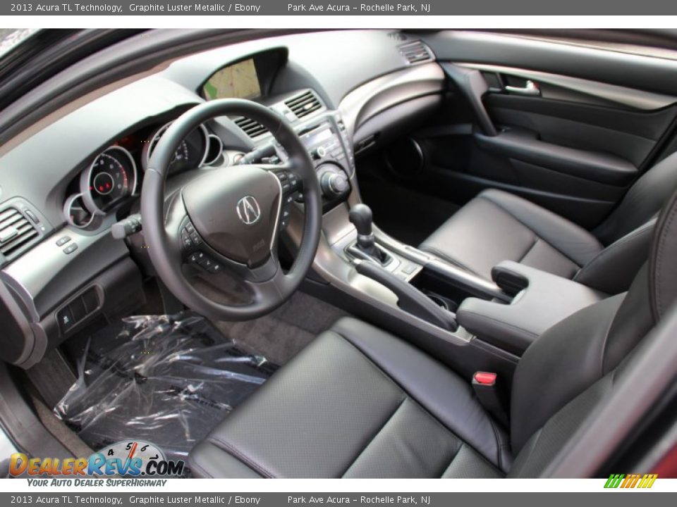 2013 Acura TL Technology Graphite Luster Metallic / Ebony Photo #11