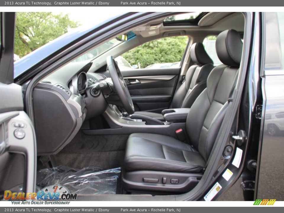 2013 Acura TL Technology Graphite Luster Metallic / Ebony Photo #12