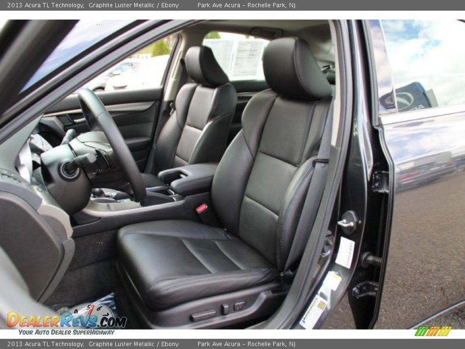 2013 Acura TL Technology Graphite Luster Metallic / Ebony Photo #13