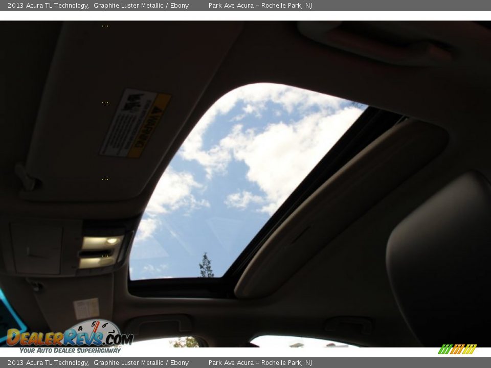 2013 Acura TL Technology Graphite Luster Metallic / Ebony Photo #14