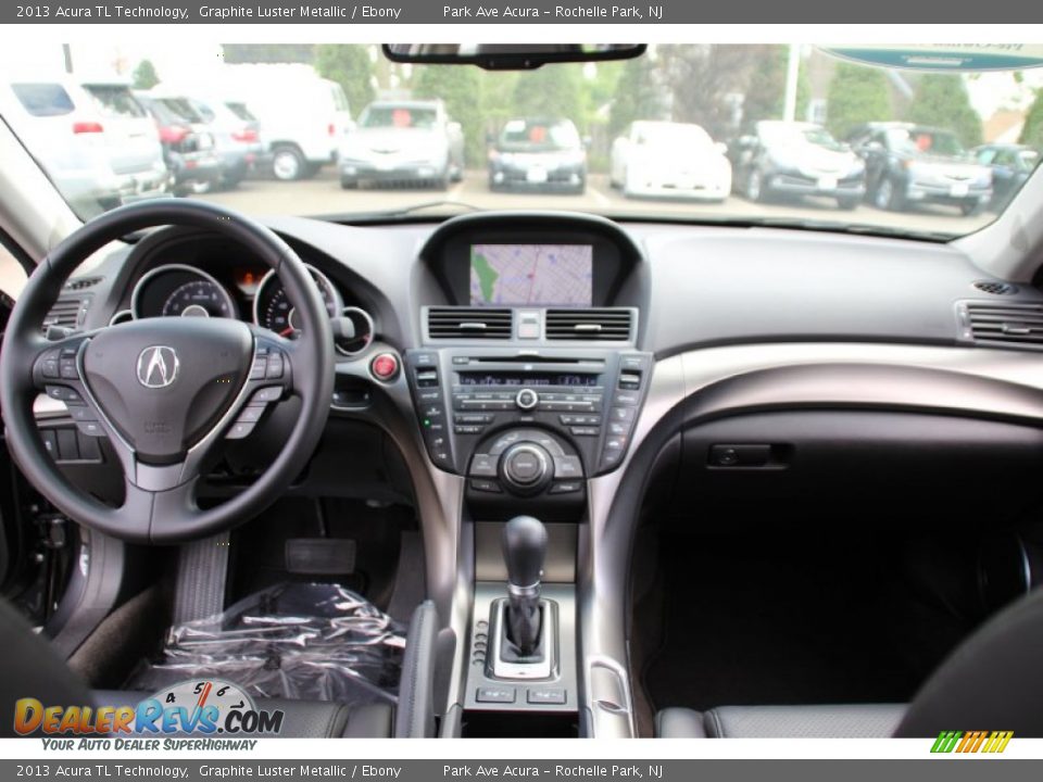 2013 Acura TL Technology Graphite Luster Metallic / Ebony Photo #15