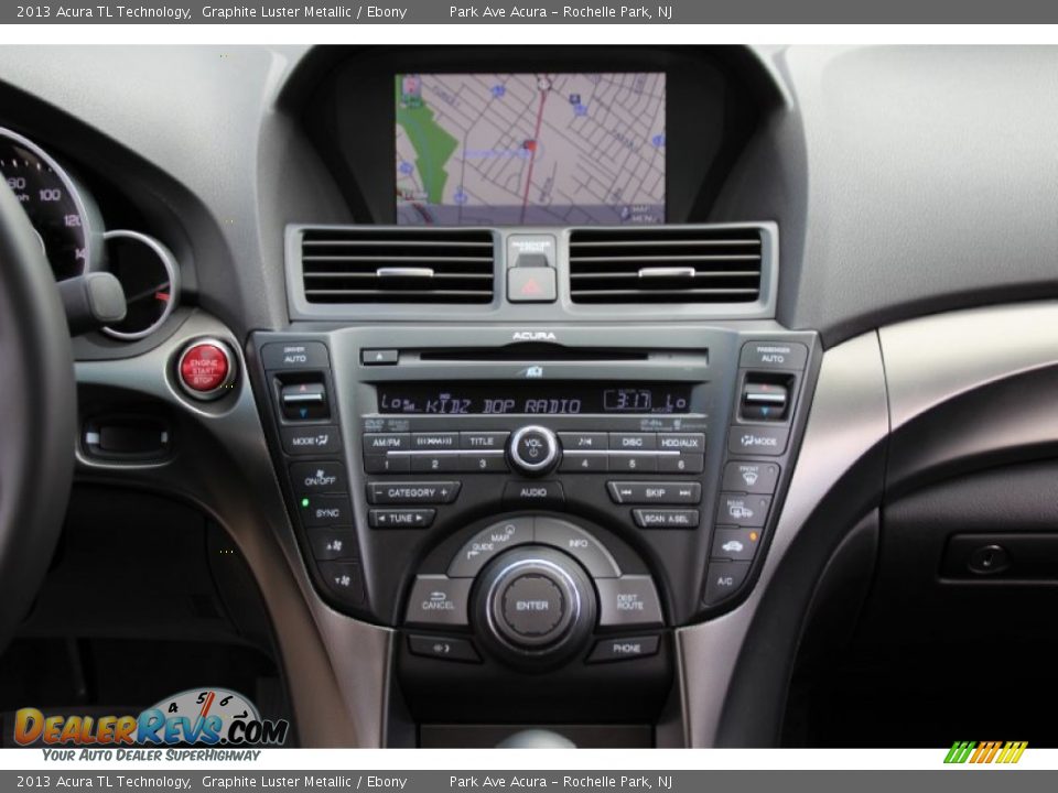 2013 Acura TL Technology Graphite Luster Metallic / Ebony Photo #16