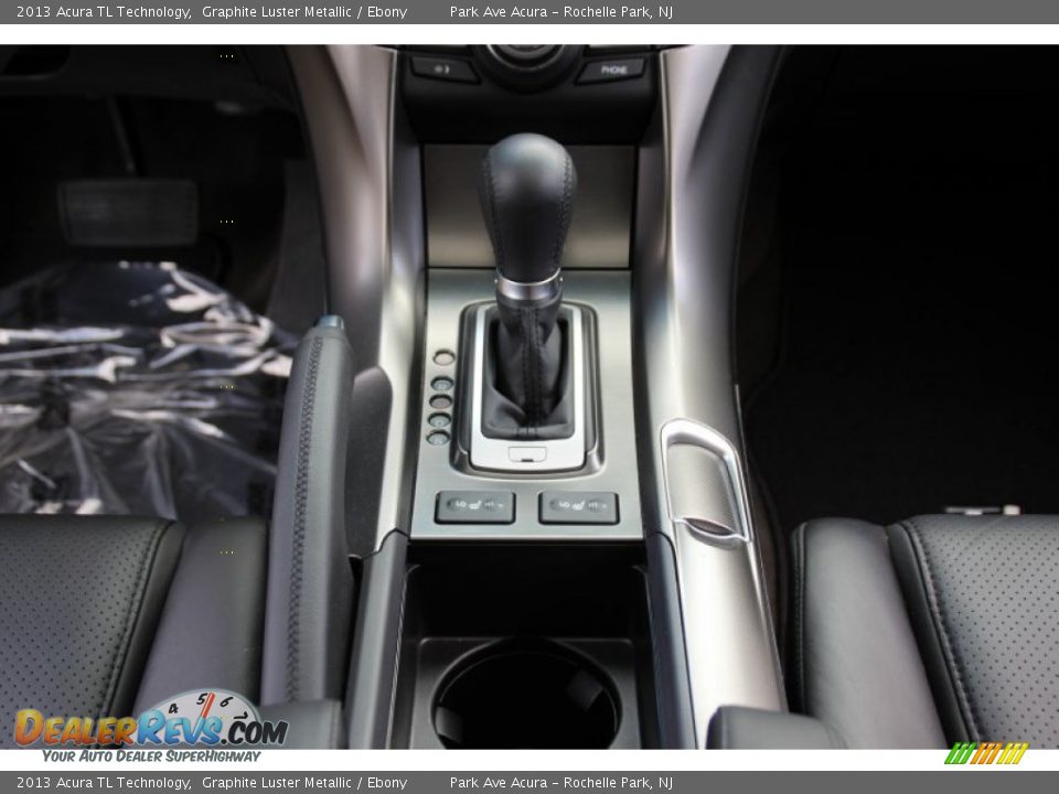 2013 Acura TL Technology Graphite Luster Metallic / Ebony Photo #17
