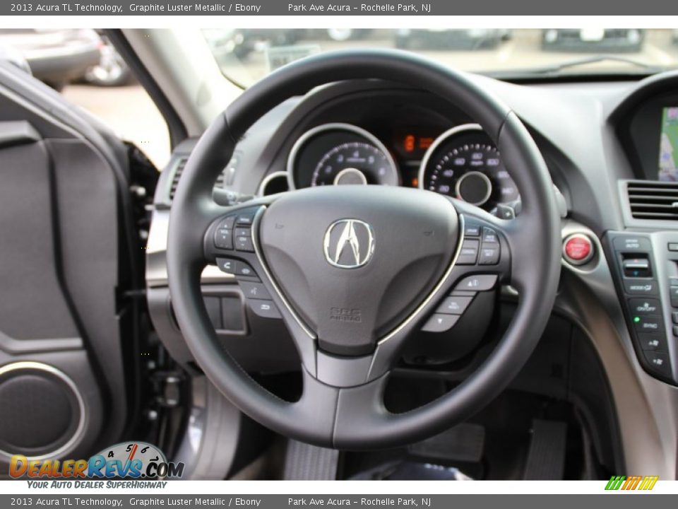 2013 Acura TL Technology Graphite Luster Metallic / Ebony Photo #18
