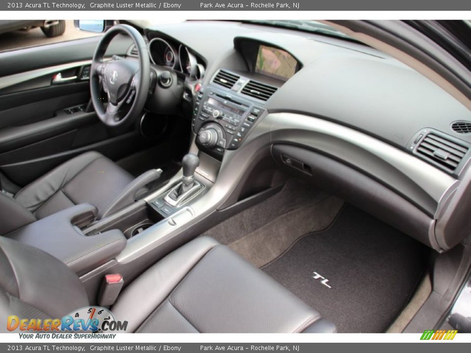 2013 Acura TL Technology Graphite Luster Metallic / Ebony Photo #27