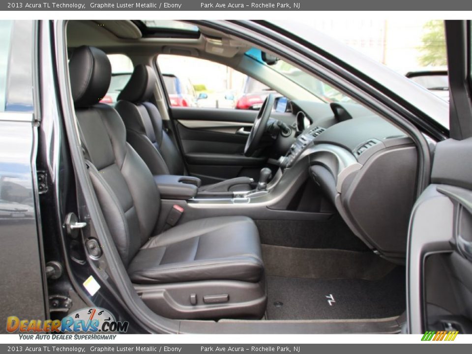 2013 Acura TL Technology Graphite Luster Metallic / Ebony Photo #28