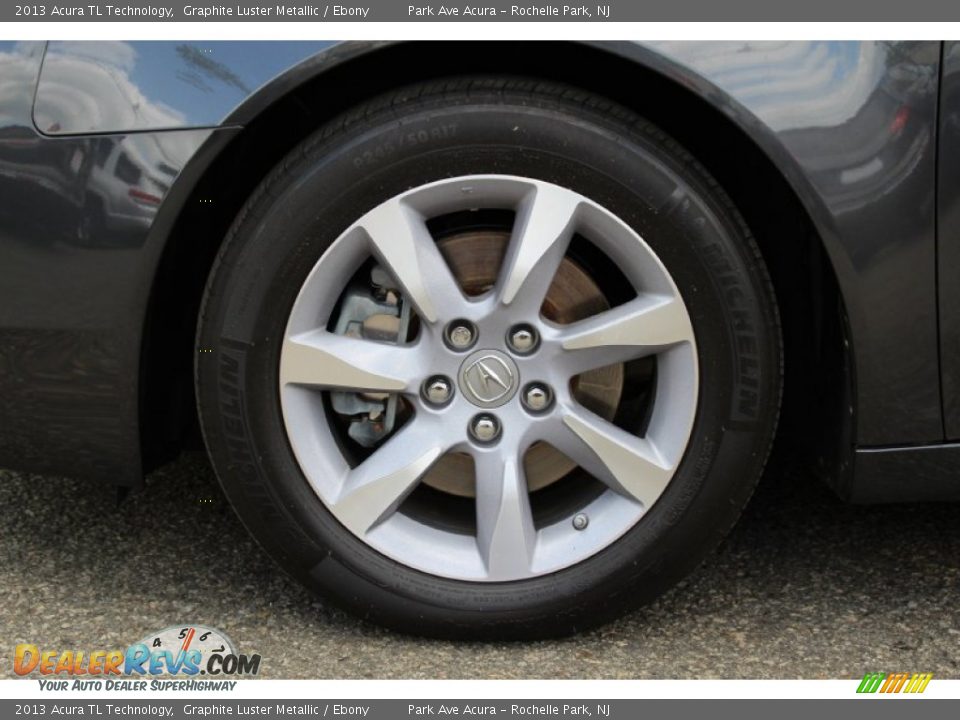 2013 Acura TL Technology Graphite Luster Metallic / Ebony Photo #32