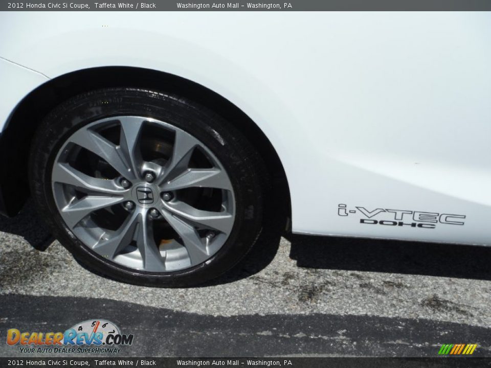 2012 Honda Civic Si Coupe Taffeta White / Black Photo #3